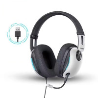 Ігрова гарнітура дротова Baseus GoPlay 1 Max USB з підсвіткою