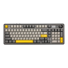 Ajazz AK980 Безпровідна Клавіатура RGB підсвітка HotSwap, Сіра