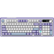 Ajazz AK980 Безпровідна Клавіатура RGB підсвітка HotSwap, Голуба