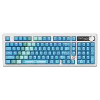 Ігрова Механічна Клавіатура Ajazz AK980 V2 Pro Бездротова Прозора