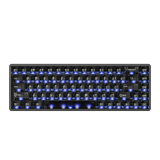 Игровая Магнитная Клавиатура ATK 68 V3 HE 8000 HZ Черная с прозрачными кейкапами
