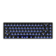 Игровая Магнитная Клавиатура ATK 68 V3 HE 8000 HZ Черная с прозрачными кейкапами