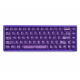 Ігрова Магнітна Клавіатура AULA F68 RX Silent RT 0.001 Прозора Фіолетова