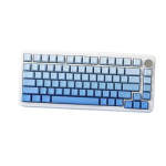 Ajazz AK820 Max Plus Беспроводная 75% Клавиатура RGB подсветка HotSwap, Голубая