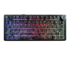 Безпровідна Ігрова Клавіатура Aula F75 Pro 75% RGB Чорна Топографічна