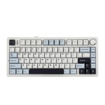Aula F75 Беспроводная Игровая Клавиатура 75% RGB подсветка HotSwap, Бело-Голубая