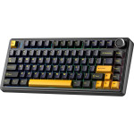 Aula F75 Беспроводная Игровая Клавиатура 75% RGB подсветка HotSwap, Черно-Желтая