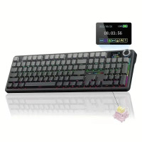 Механічна Бездротова Клавіатура Aula F108 Pro Чорний Градієнт