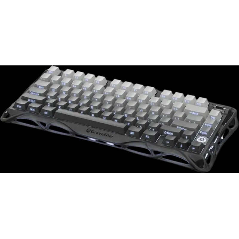 Механічна Бездротова Клавіатура Gravastar Mercury K1 gasket 75% Stealth Black