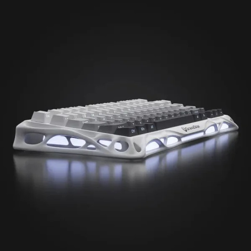 Механічна Бездротова Клавіатура Gravastar Mercury K1 gasket 75% Сіра