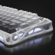 Механічна Бездротова Клавіатура Gravastar Mercury K1 gasket 75% Сіра
