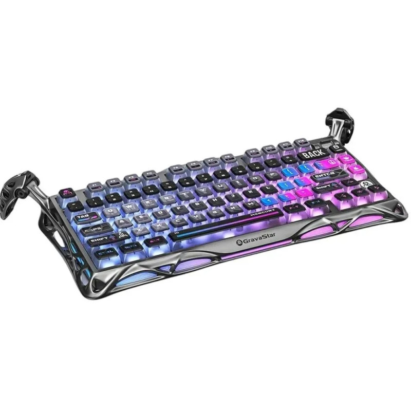 Механічна Бездротова Клавіатура Gravastar Mercury K1 Pro gasket 75% Stealth Black