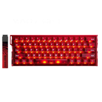 Магнітна Кастомна Клавіатура MAD LIGHT 60 HE 0,01 мм Червона