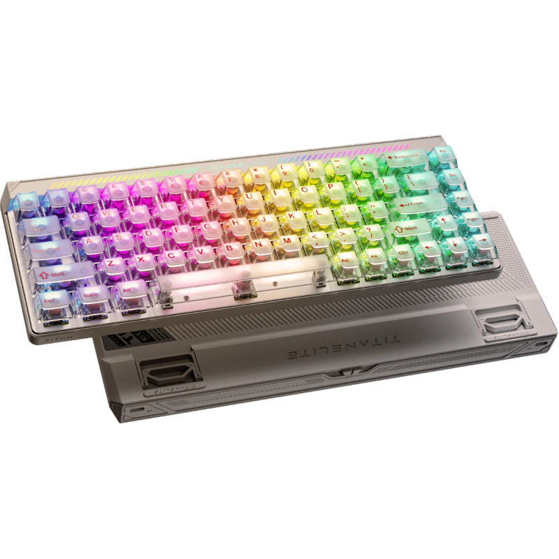 Магнітна Клавіатура MADLIONS TITAN68 Turbo 65% RT 512К Біла Прозора