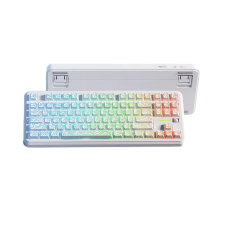 Геймерська Клавіатура MCHOSE K87S Безпровідна Біла Топографічна