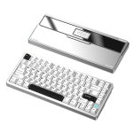 Механічна Алюмінієва Клавіатура PMO Wave 75 RGB Бездротова, Біла
