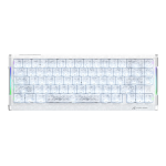 Ігрова Магнітна Клавіатура Attack Shark R68HE Carbon Fiber 8К Біла