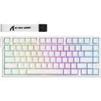 Магнитная Клавиатура Attack Shark R82 HE 0.005 мм RT Белая Топографическая