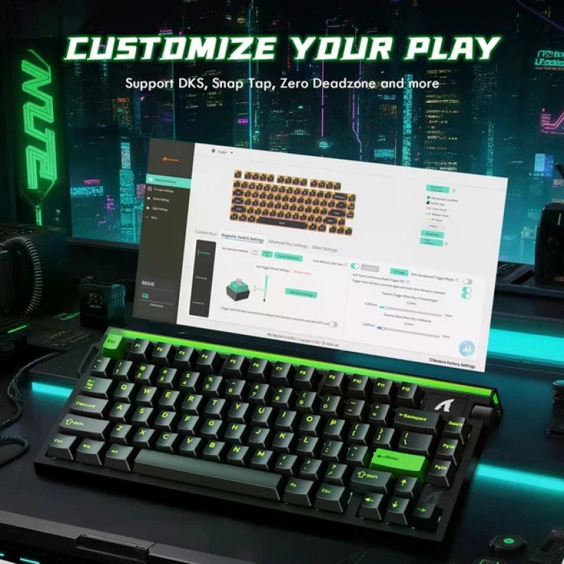 Магнітна Клавіатура Attack Shark R85 HE RT 0.005 8К Градієнт