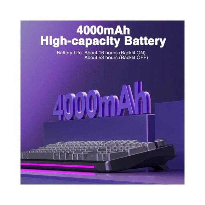 Ігрова Механічна Клавіатура AULA S98 Pro Бездротова Чорний Градієнт