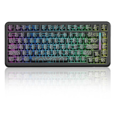 Бездротова Магнітна Клавіатура Attack Shark X82Pro HE 8К Чорна Топографічна