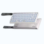 Ігрова Магнітна Клавіатура MCHOSE Ace 68 V2 Ultra Esports 8000 HZ Біла Прозора