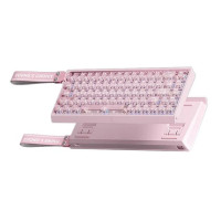 Ігрова Магнітна Клавіатура MCHOSE Ace 68 V2 Ultra Esports 8000 HZ Рожева Прозора