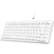Ajazz AK820 Игровая Механическая Клавиатура 75% Белая RGB подсветка, синий светч
