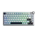 Ігрова Механічна Клавіатура Aula AU75 Бездротова RGB підсвітка Блакитний-Чорний