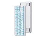 Геймерська Клавіатура Mchose G87 V2 Безпровідна Біла Топографічна