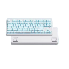 Геймерська Клавіатура Mchose G87 V2 Безпровідна Біла Топографічна