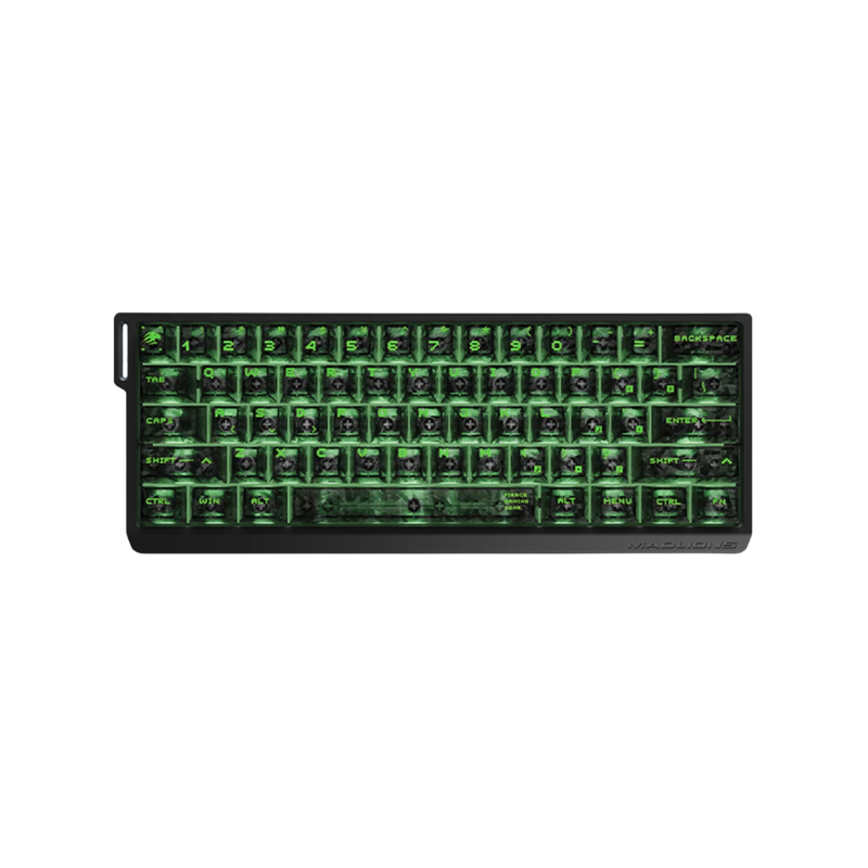 Магнітна клавіатура FGG MadLions MAD 60 V2 Carbon Чорна Напівпрозора