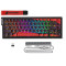 Бездротова Магнітна Клавіатура Attack Shark X68Pro HE 8К Чорна з Червоним