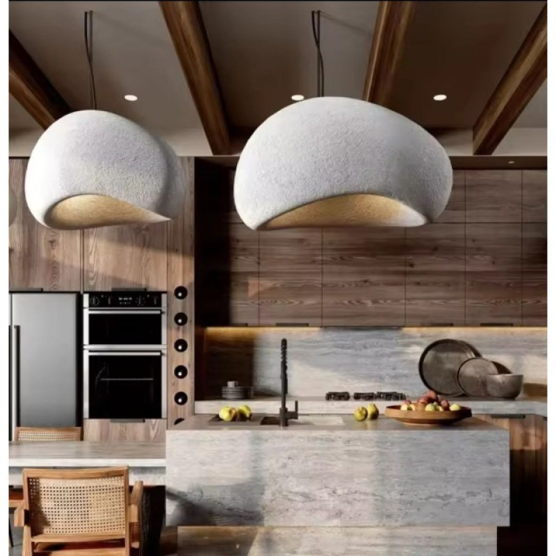 Гіпсовий Підвісний Світильник-Хмара Wabi-Sabi 600×500×400