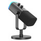 Fifine AM8 XLR/USB Студийный микрофон с RGB-подсветкой Black