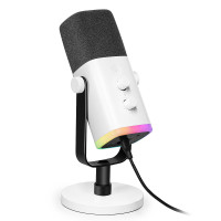 Fifine AM8 XLR/USB Студийный микрофон с RGB-подсветкой