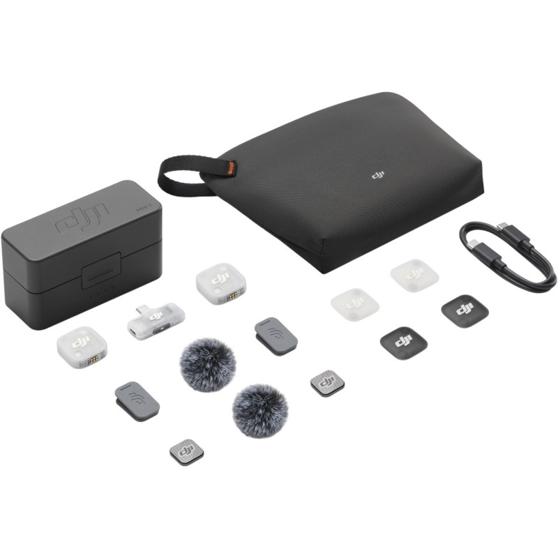 Бездротова мікрофонна система DJI Mic Mini 2 (2 TX + 1 RX + Charging Case)