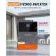 Гібридний Сонячний Інвертор Ecosun 6.2 кВт 48V MPPT Wi-Fi Чиста Синусоїда