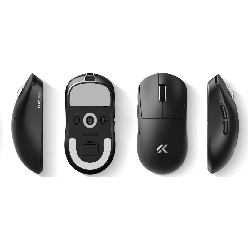 Миша MCHOSE A7 V2 Ultra Ігрова Бездротова 8K PAW3950 TI Чорна