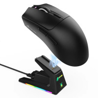 Игровая Мышка Attack Shark X1 Беспроводная с зарядной базой PAW3395Pro