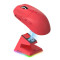 Attack Shark X6 Беспроводная Игровая Мышка с Зарядной Базой RGB Красная