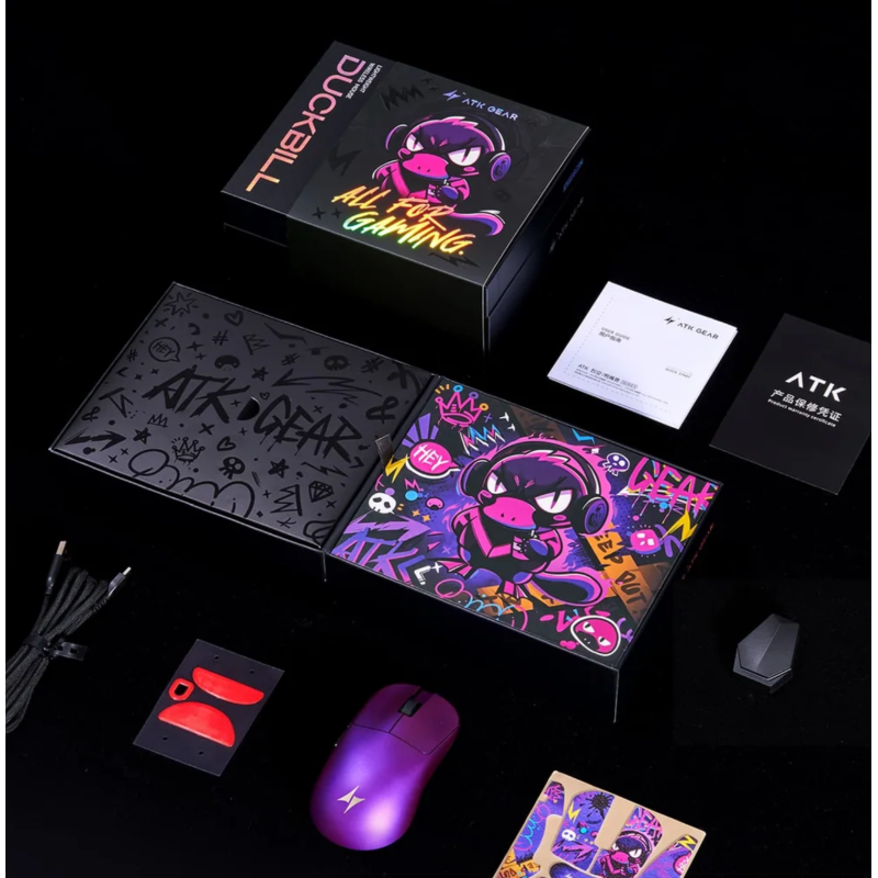 Миша ігрова бездротова ATK Duckbill Ultra 8K