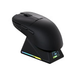 Ajazz AJ159 APEX Беспроводная Игровая Мышь PAW3950 400 мАч RGB Черная с Зарядной Станцией