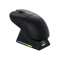 Ajazz AJ159 APEX Бездротова Ігрова Миша PAW3950 400 мАч RGB Чорна з Зарядною Станцією