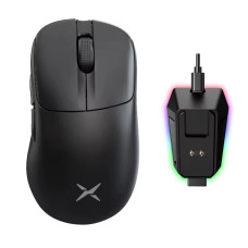 Миша ігрова бездротова Delux M500 Pro Black