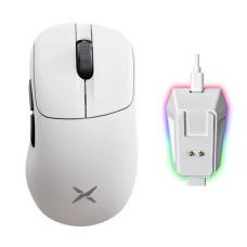 Миша ігрова бездротова Delux M500 Pro White