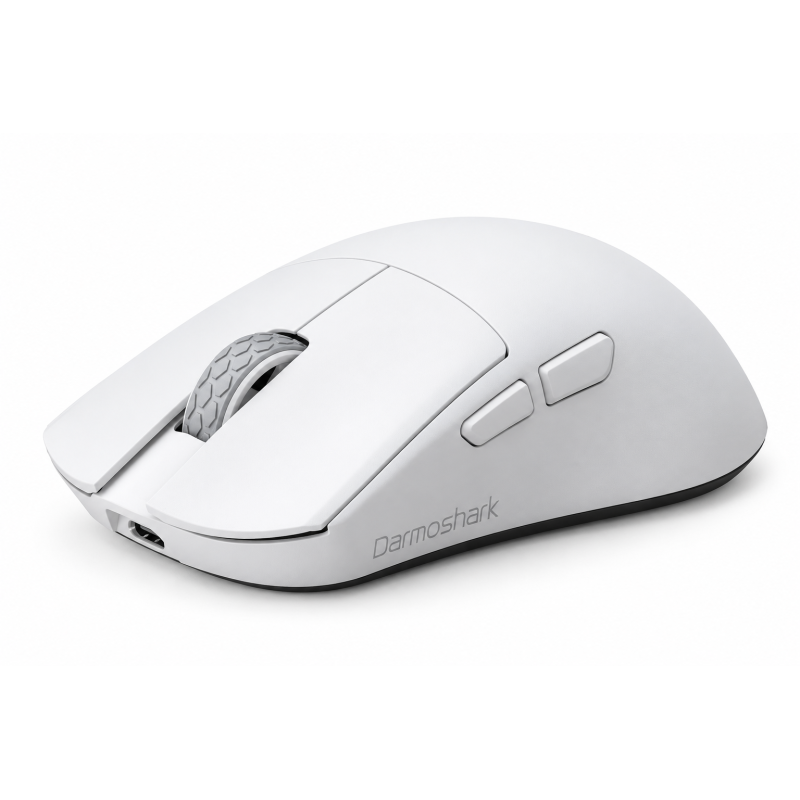 Миша Ігрова Бездротова Darmoshark M2SE PAW3950 30000 DPI Білий