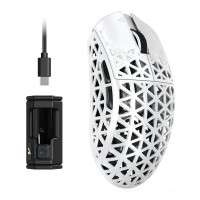 Игровая Мышь Attack Shark R5 Ultra Карбоновая Беспроводная PAW3950 Max Белая