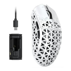 Игровая Мышь Attack Shark R5 Ultra Карбоновая Беспроводная PAW3950 Max Белая