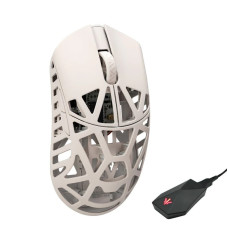 Мышь WLmouse BeastX MAX Игровая Беспроводная Бело-Молочная
